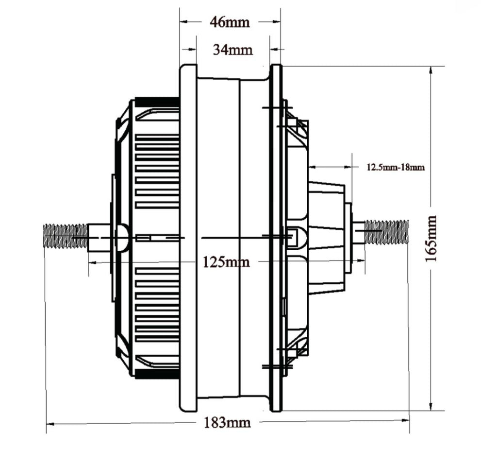 Lonnyo High Performance Hub Motor – 60H / 65H "Preorder"