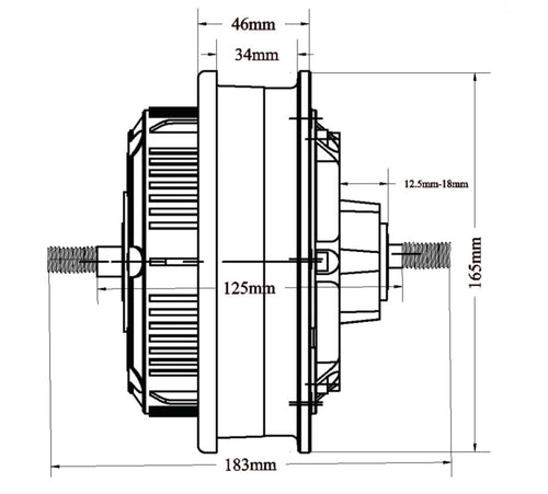Lonnyo High Performance Hub Motor – 60H / 65H "Preorder"